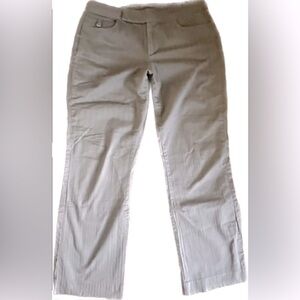 Vintage- Gitano Gray Straight Leg Pants with subtle pinstripe. Women’s size 14